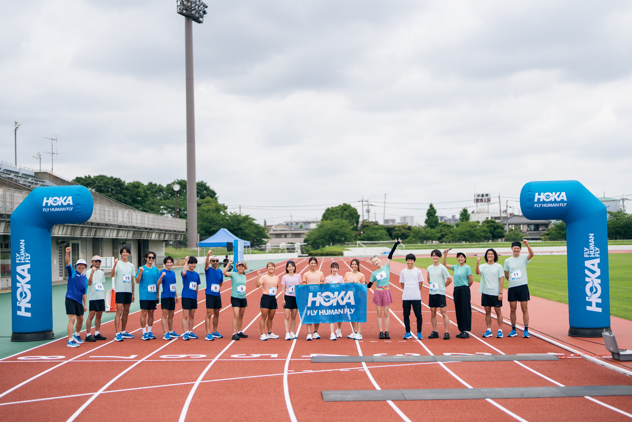 HOKA＞軽さが魅力のRINCON 4が誕生！ランニングイベント「PINPOINT